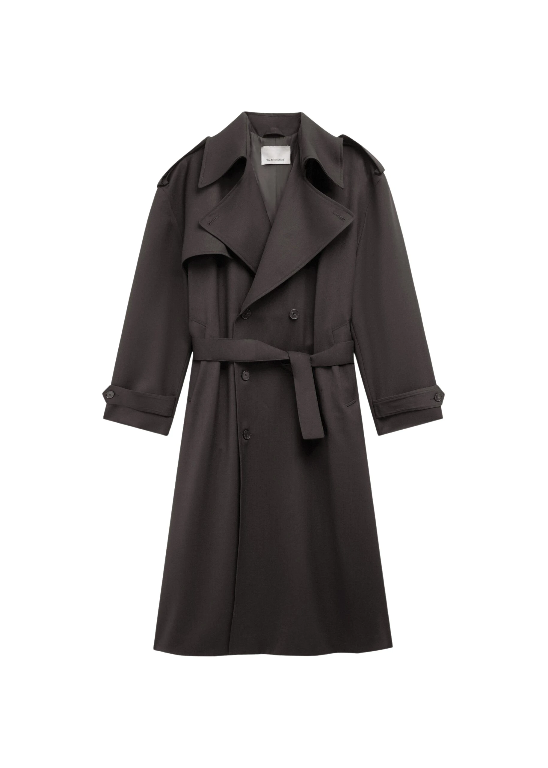 The-Frankie-Shop-Dursley-Tailored-Trench-Coat-Brown-coveti-scaled99928_nobg The Frankie Shop Dursley Tailored Trench Coat - Brown - Oversized Minimalist Coats in Beige - Shop at Coveti