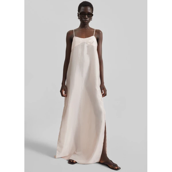 The Frankie Shop Dylana Sleeveless Maxi Dress – Faded Pink, view 2