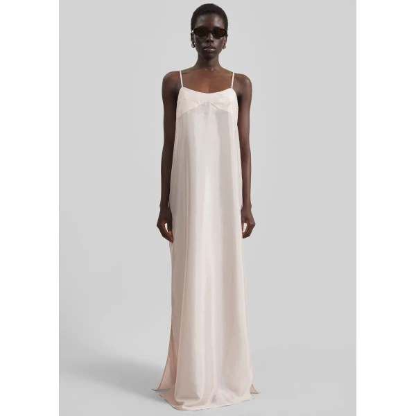 The Frankie Shop Dylana Sleeveless Maxi Dress – Faded Pink, view 5