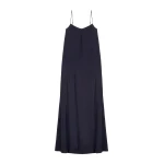 The Frankie Shop Dylana Sleeveless Maxi Dress - Navy - Oversized Minimalist Dresses in Blue - Shop at Coveti