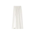 The Frankie Shop Elie Silk Fluid Maxi Skirt - Ivory - Oversized Minimalist Skirts in Ivory - Shop at Coveti