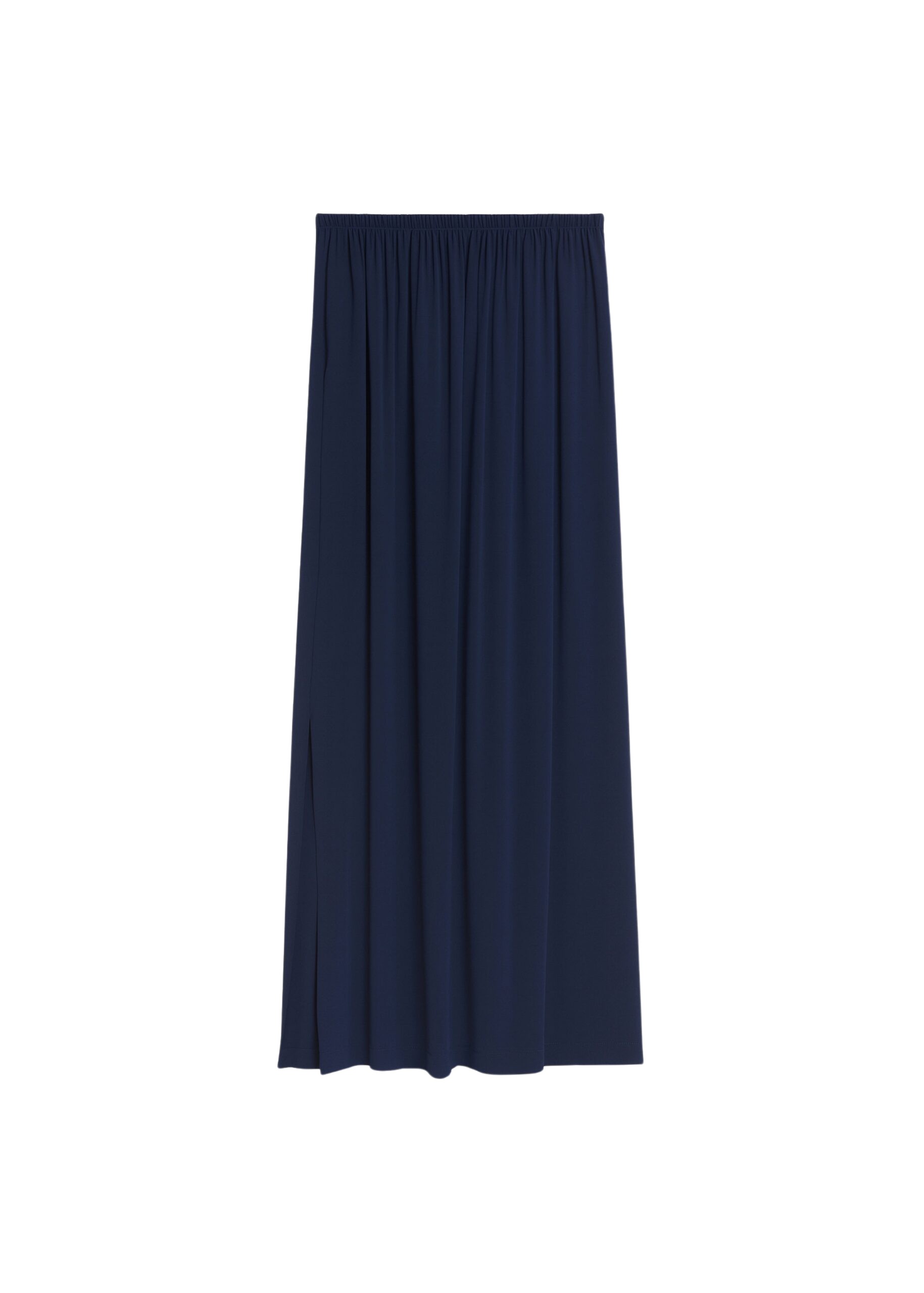 The Frankie Shop Elie Silk Fluid Maxi Skirt – Navy