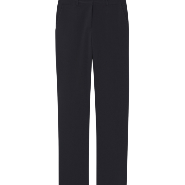 The Frankie Shop Emersyn Capri Pants - Black - Oversized Minimalist Pants in Black - Shop at Coveti