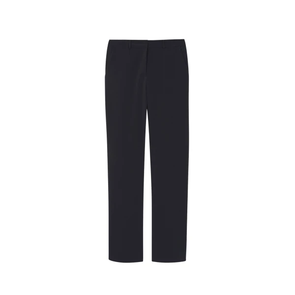The Frankie Shop Emersyn Capri Pants - Black - Oversized Minimalist Pants in Black - Shop at Coveti