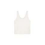 The Frankie Shop Esten Tank Top - Ivory - Oversized Minimalist Tops in Ivory - Shop at Coveti