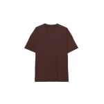 The Frankie Shop Faro Boxy Tee - Brown - Oversized Minimalist Tops in Beige - Shop at Coveti