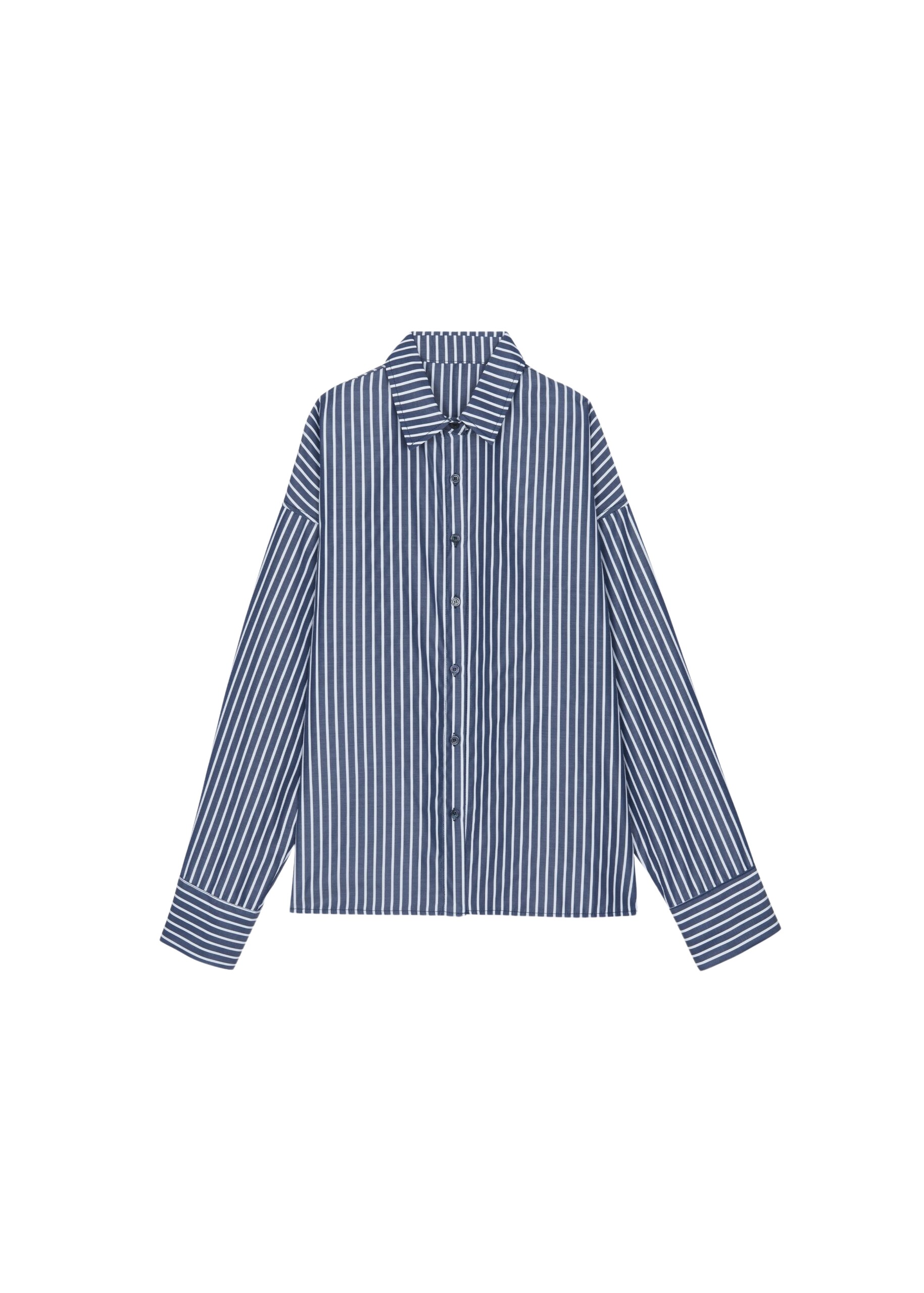 The Frankie Shop Forli Shirt – Navy/White Stripe