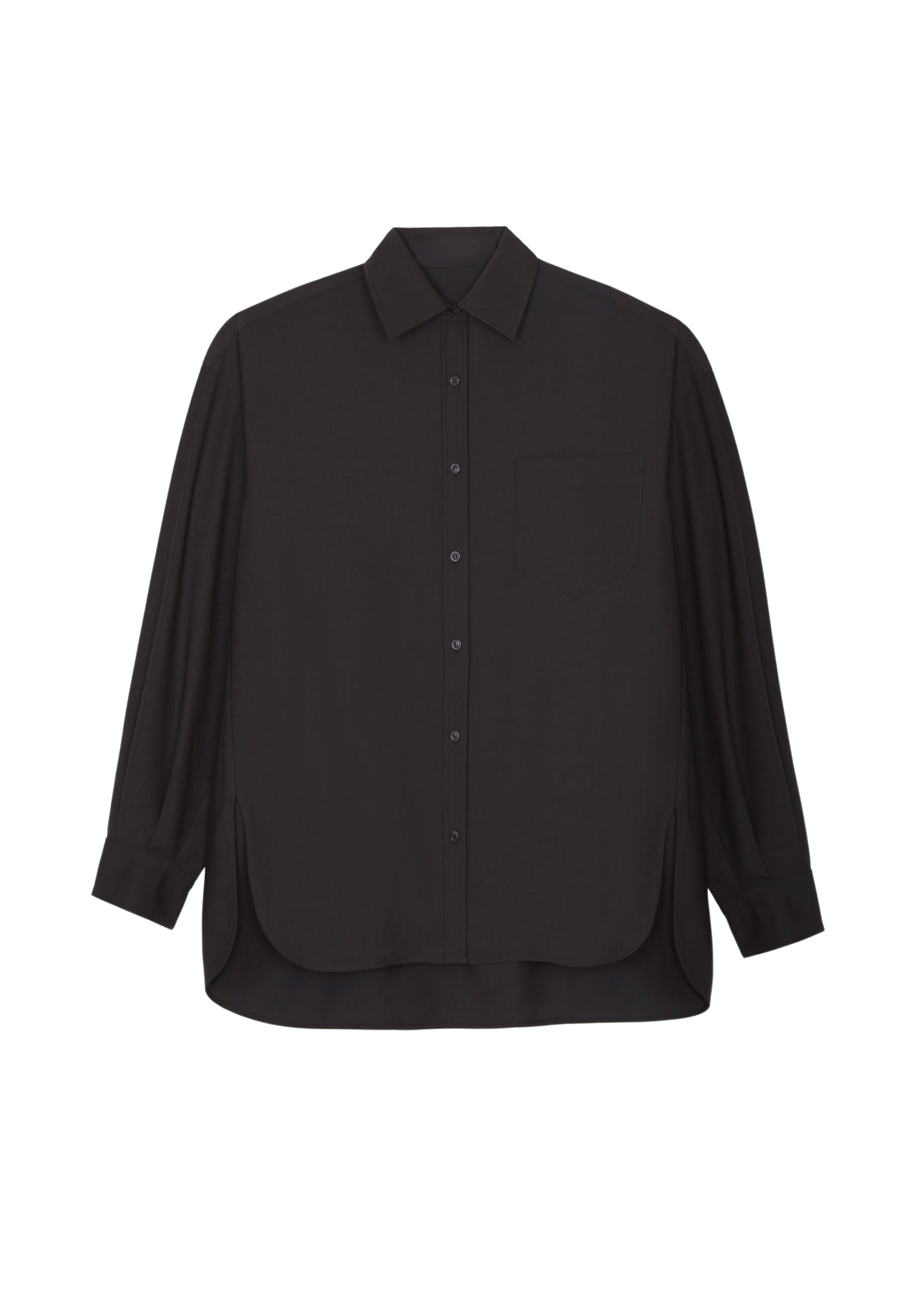 The Frankie Shop Georgia Wool Blend Shirt – Brown