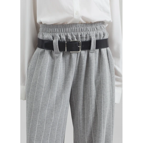 The Frankie Shop Gisby Striped Joggers – Grey, view 4