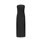 The Frankie Shop Giulia Bustier Dress - Black - Oversized Minimalist Dresses in Black - Shop at Coveti