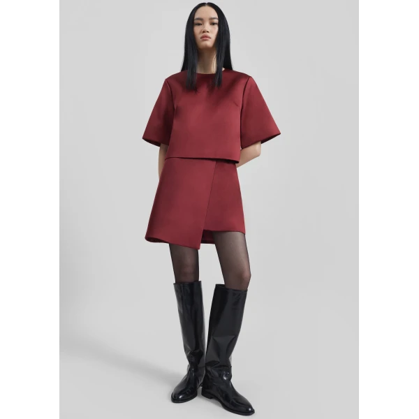 The Frankie Shop Hania Top – Cabernet, view 2