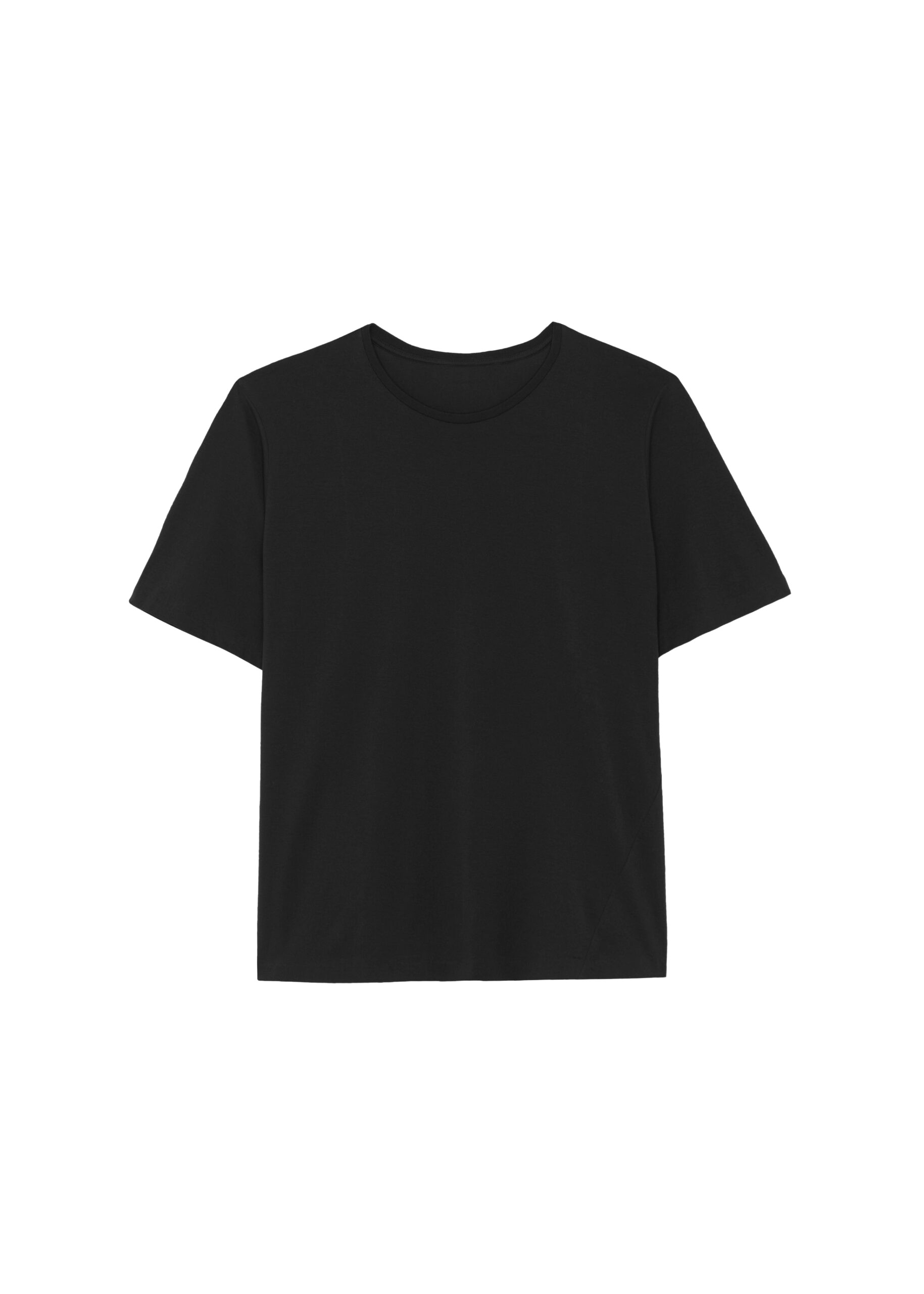 The Frankie Shop Harper Soft Organic T-Shirt – Black Top