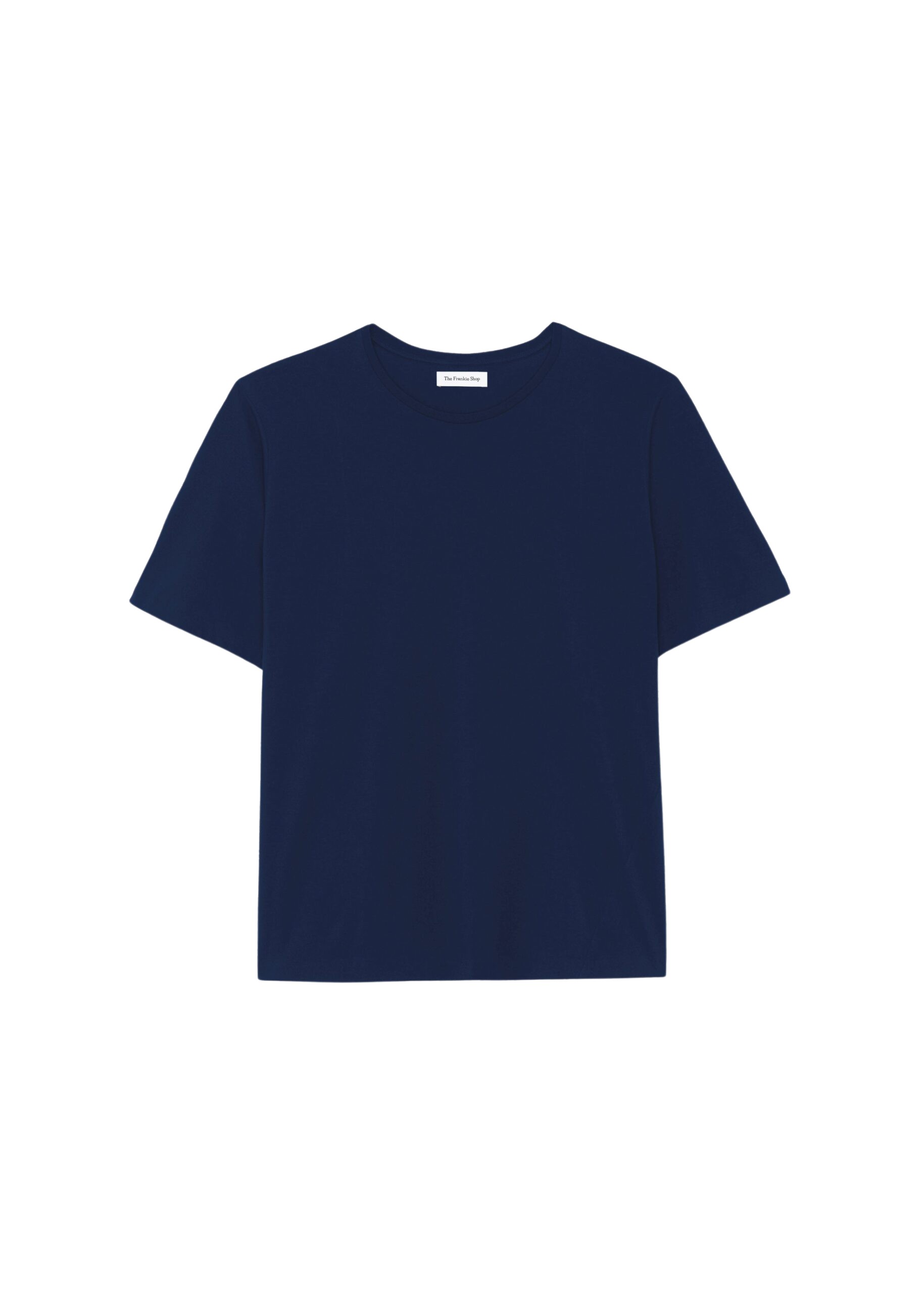 The Frankie Shop Harper Soft Organic T-Shirt – Navy Top