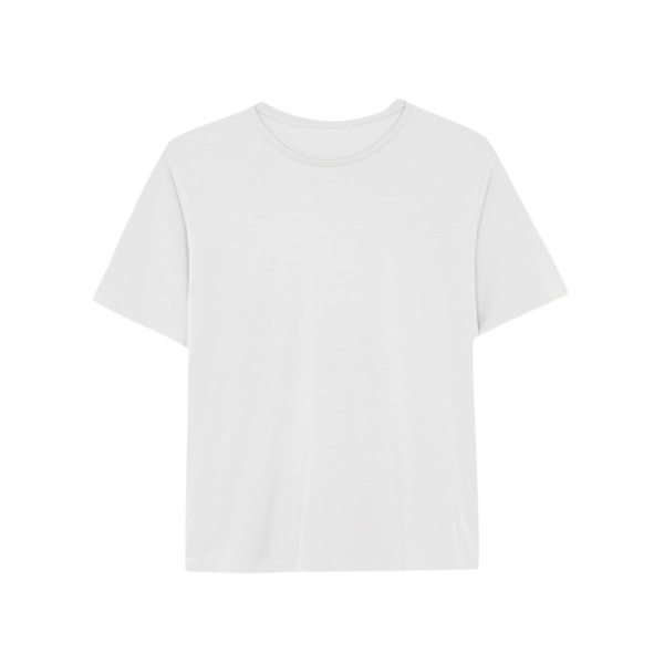 The Frankie Shop Harper Soft Organic T-Shirt - Off White - Oversized Minimalist Tops in White - Shop at Coveti