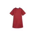The Frankie Shop Harperz Mini Dress - Cabernet - Oversized Minimalist Dresses in Red - Shop at Coveti