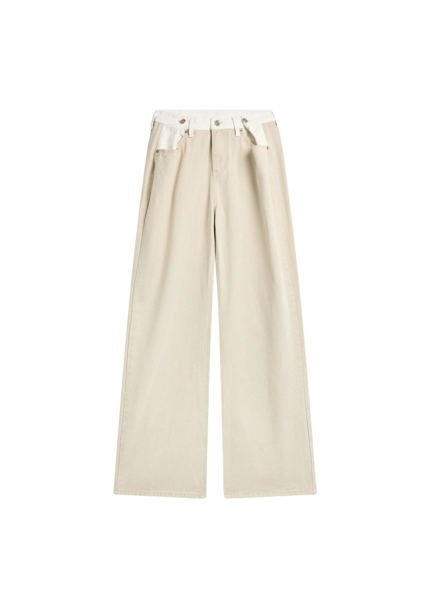The-Frankie-Shop-Hayla-Contrast-Denim-Pants-BeigeOff-White-coveti-scaled57592_nobg The Frankie Shop Hayla Contrast Denim Pants - Beige/Off White - Oversized Minimalist Pants in Multicolour - Shop at Coveti