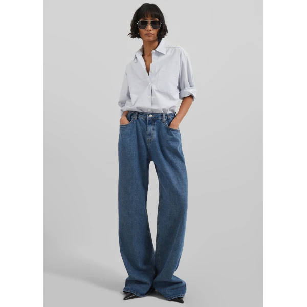 The Frankie Shop Hayla Denim Pants – Medium Wash, view 5