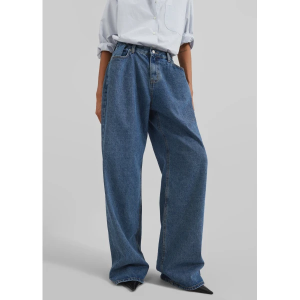 The Frankie Shop Hayla Denim Pants – Medium Wash, view 6