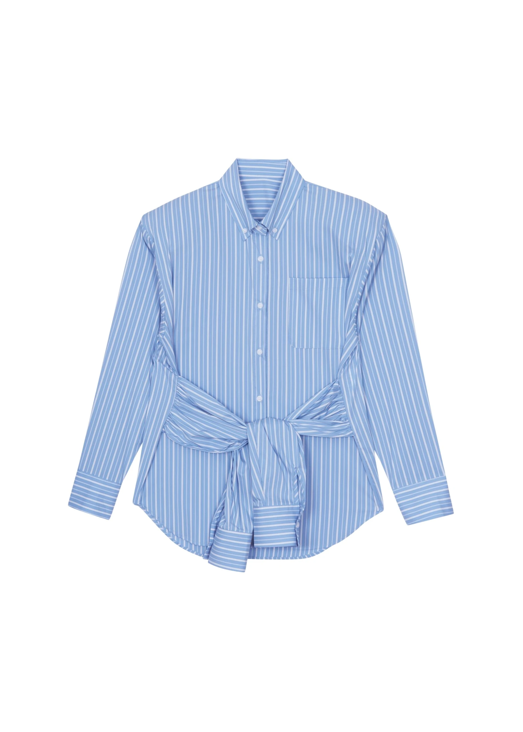 The-Frankie-Shop-Heaton-Double-Sleeve-Padded-Shirt-BlueWhite-Stripe-coveti-scaled54175_nobg The Frankie Shop Heaton Double-Sleeve Padded Shirt - Blue/White Stripe - Oversized Minimalist Tops in Multicolour - Shop at Coveti