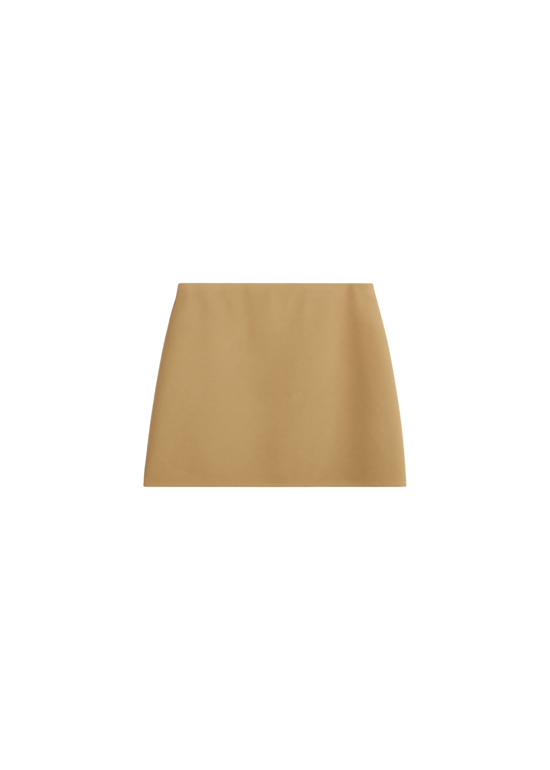 The Frankie Shop Hera Cotton Mini Skirt – Camel