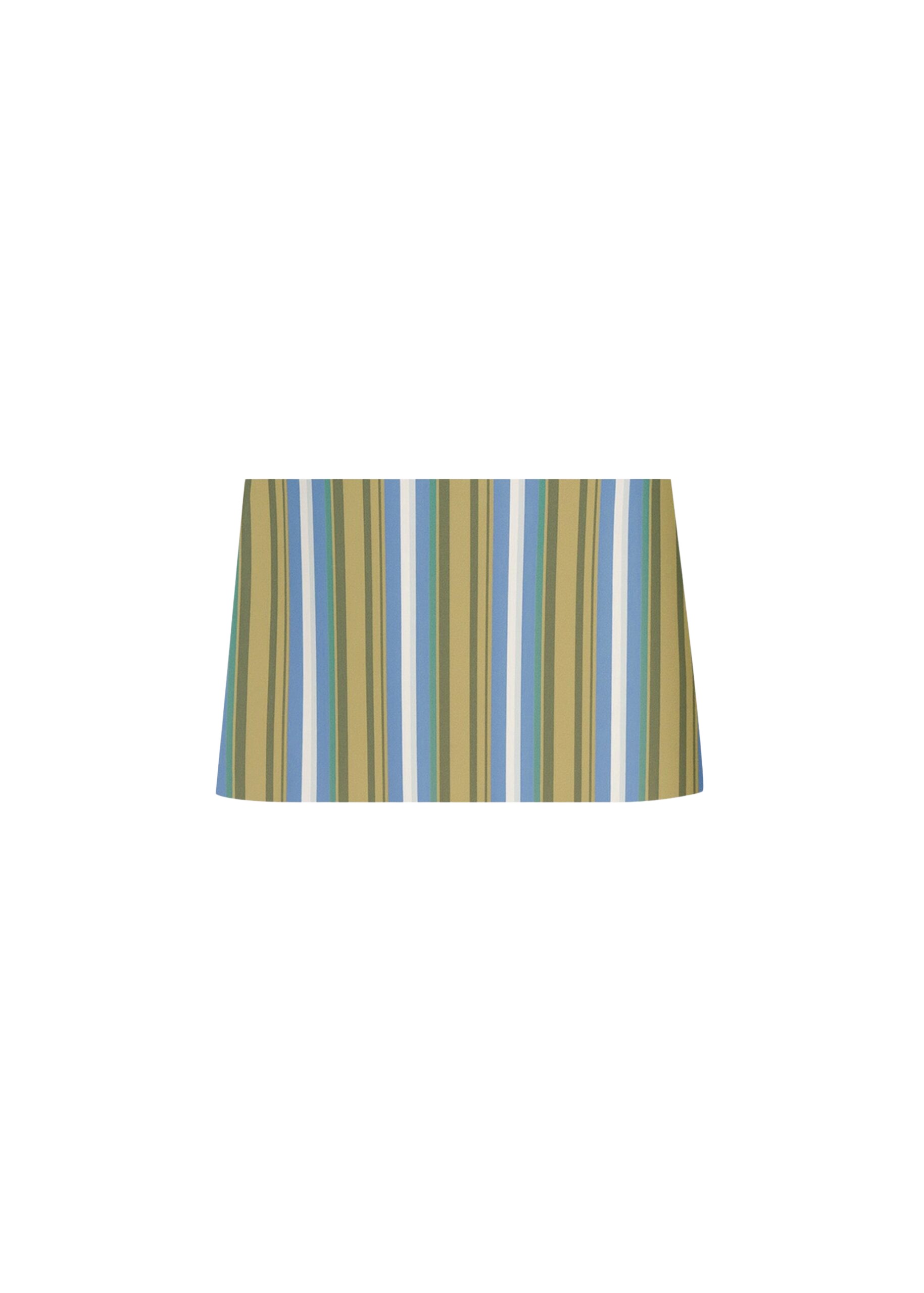The Frankie Shop Hera Mini Skirt – Green Multi Stripe