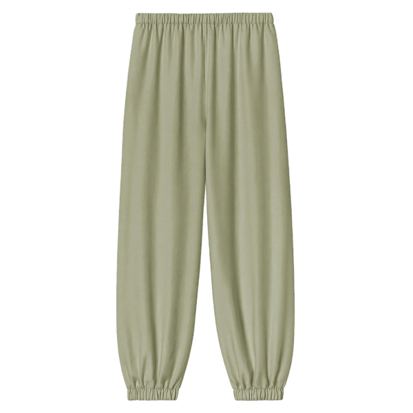 The Frankie Shop Isola Fluid Balloon Pants - Sage - Oversized Minimalist Pants in Green - Shop at Coveti