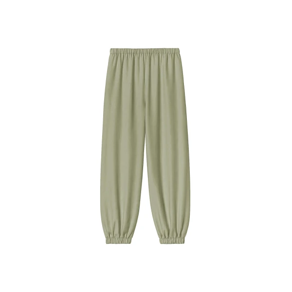 The Frankie Shop Isola Fluid Balloon Pants - Sage - Oversized Minimalist Pants in Green - Shop at Coveti