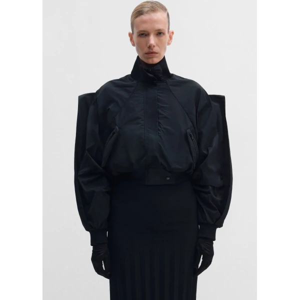 The Frankie Shop Jacket #03 - Black - Oversized Minimalist Jackets in Black - Shop at Coveti