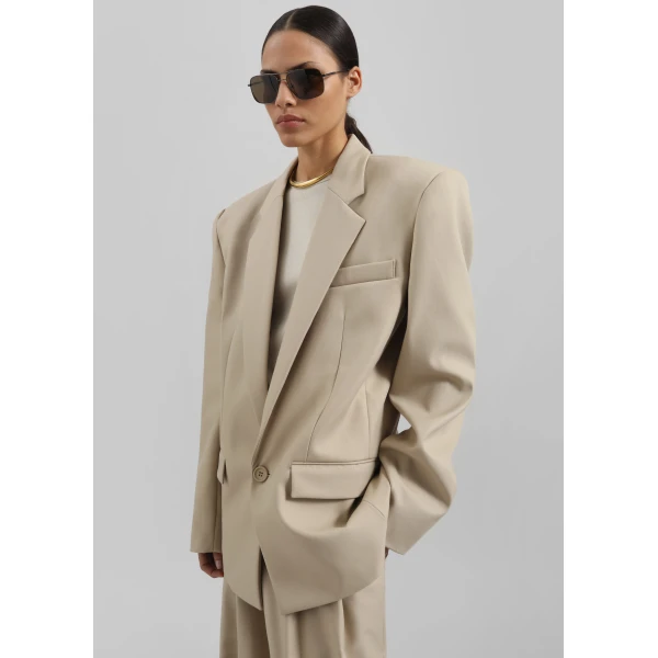 The Frankie Shop Jun Blazer – Beige, view 2