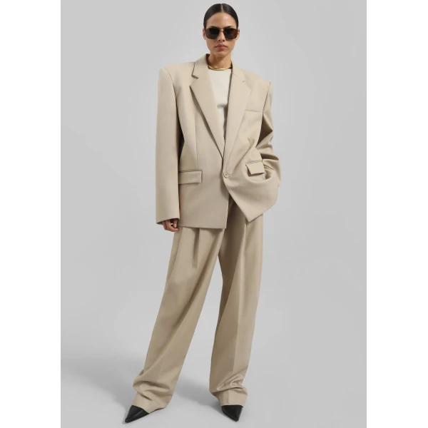 The Frankie Shop Jun Blazer – Beige, view 3