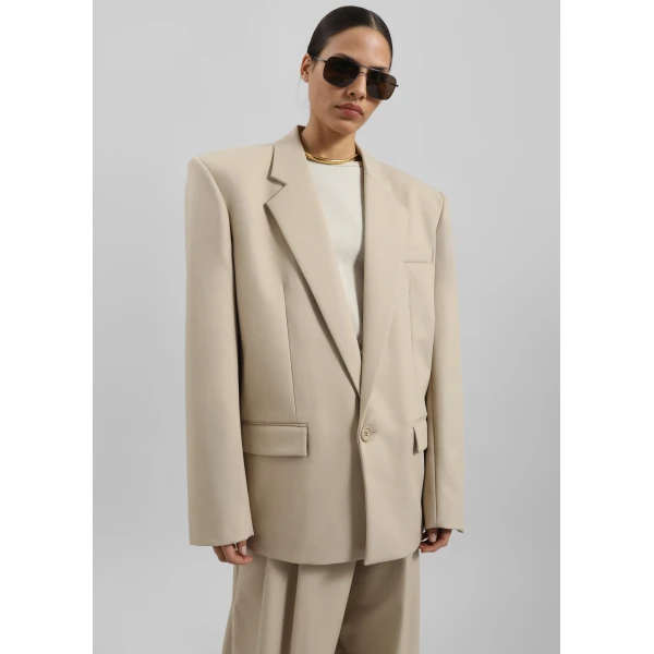 The Frankie Shop Jun Blazer – Beige, view 4