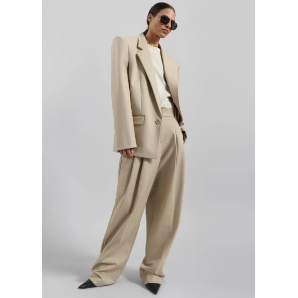 The Frankie Shop Jun Blazer – Beige, view 6