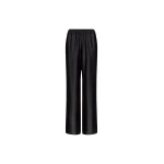 The Frankie Shop Kadala Silk Blend Trousers - Black - Oversized Minimalist Pants in Black - Shop at Coveti