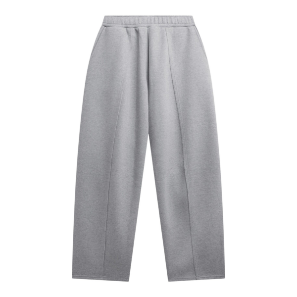 The Frankie Shop Keane Tapered Sweatpants - Grey - Oversized Minimalist Pants in Grey - Shop at Coveti