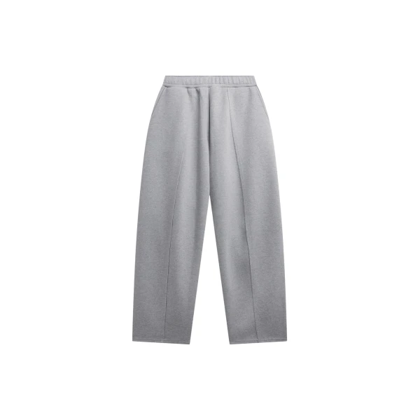 The Frankie Shop Keane Tapered Sweatpants - Grey - Oversized Minimalist Pants in Grey - Shop at Coveti