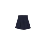 The Frankie Shop Kiama Sculpted Mini Skirt - Navy - Oversized Minimalist Skirts in Blue - Shop at Coveti