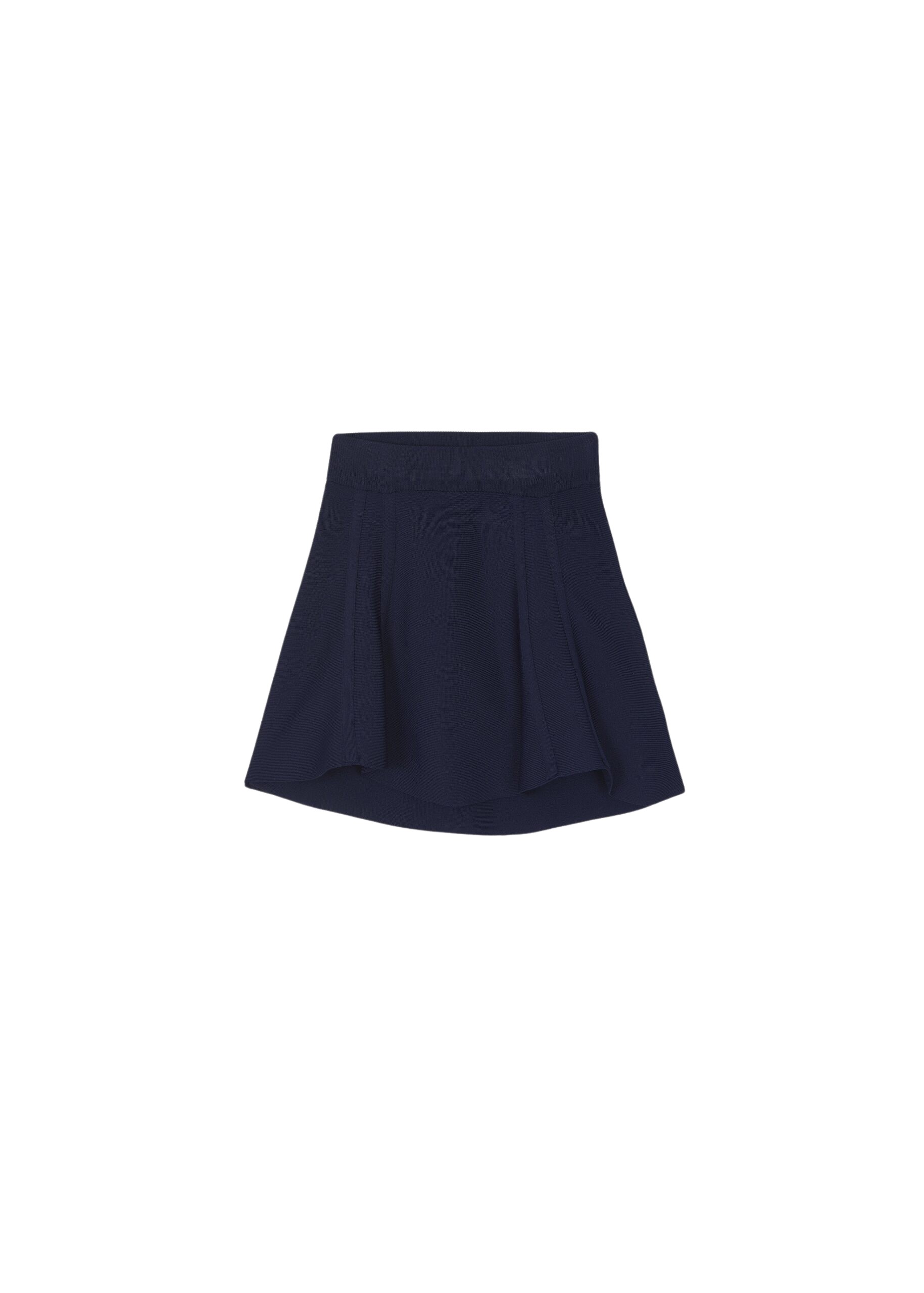 The Frankie Shop Kiama Sculpted Mini Skirt – Navy