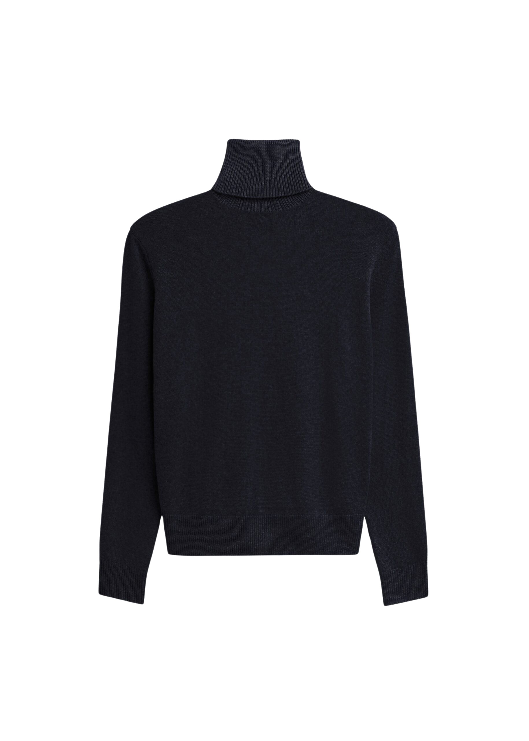 The Frankie Shop Koler Padded Knit Turtleneck - Black - Oversized Minimalist Knitwear in Black - Shop at Coveti