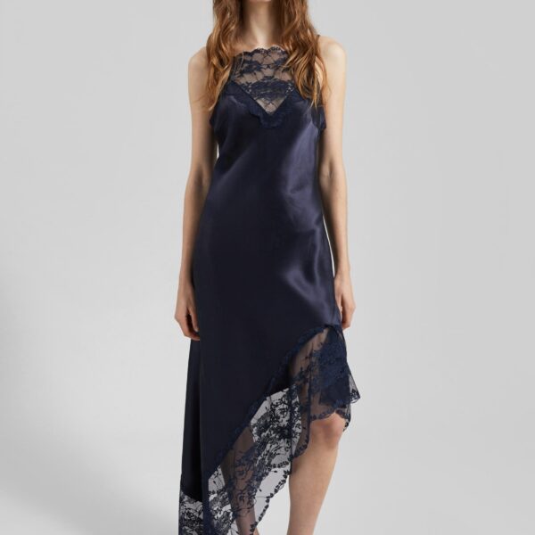 The Frankie Shop Laynee Maxi Dress - Night Sky - Oversized Minimalist Dresses in Black - Shop at Coveti