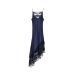 The Frankie Shop Laynee Maxi Dress - Night Sky - Oversized Minimalist Dresses in Black - Shop at Coveti