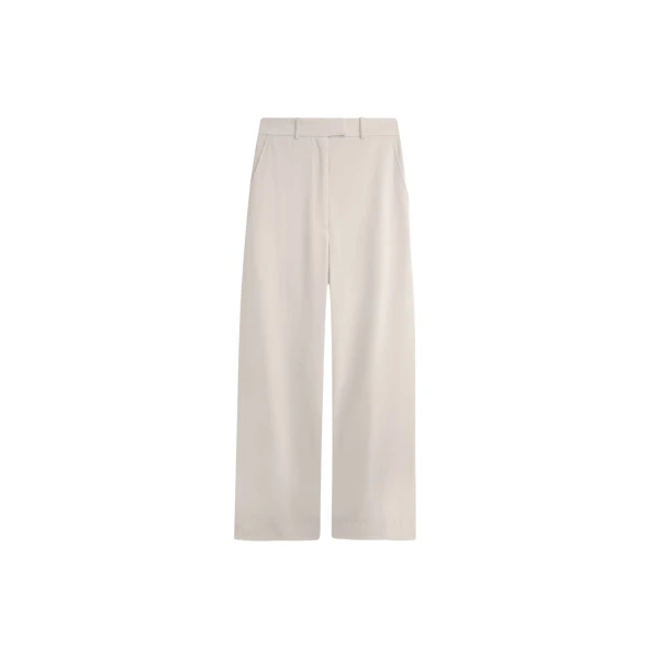 The Frankie Shop Lenora Trousers - Faded Pink - Oversized Minimalist Pants in Pink - Shop at Coveti