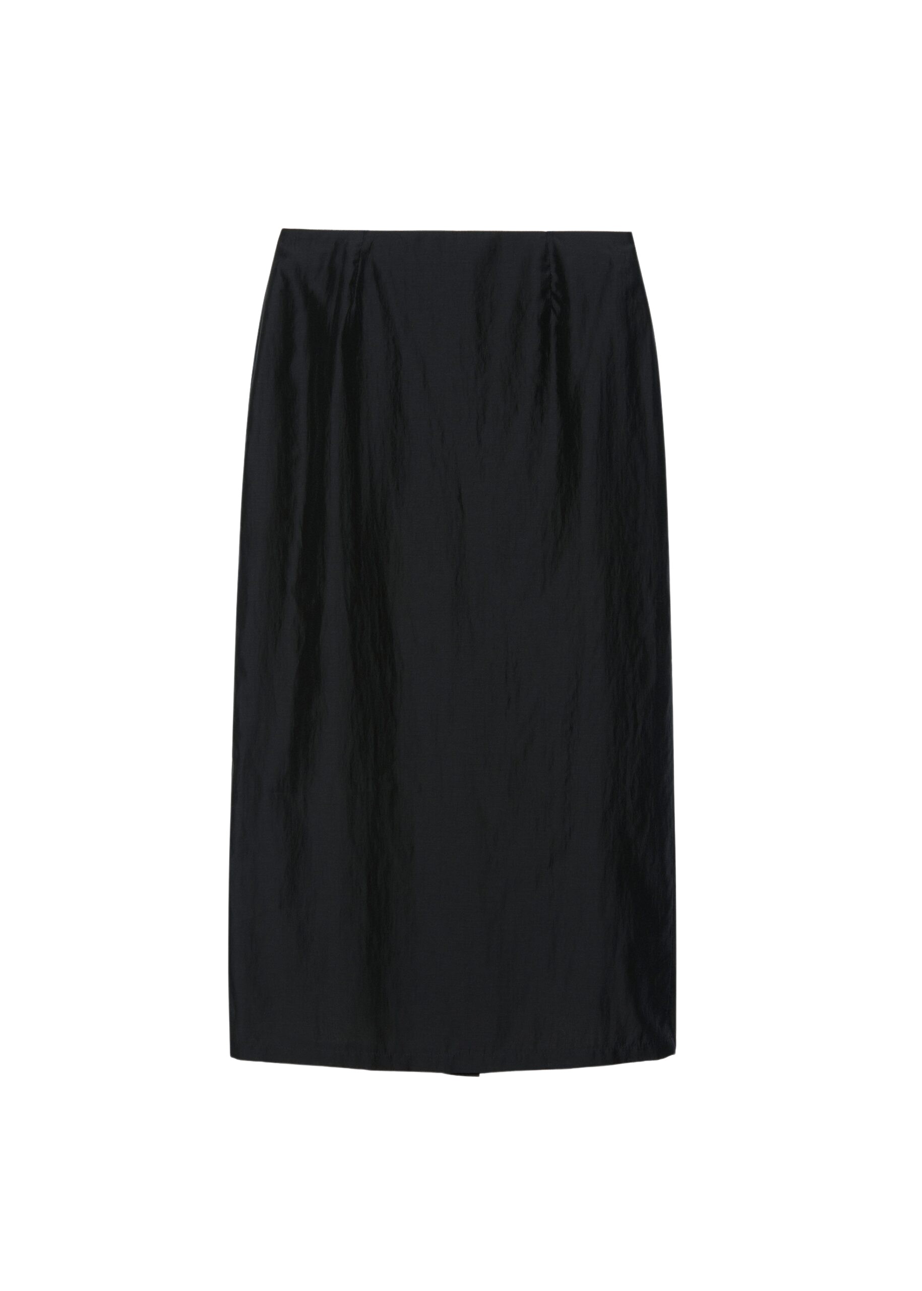The Frankie Shop Lenore Semi Sheer Midi Skirt - Black - Oversized Minimalist Skirts in Black - Shop at Coveti