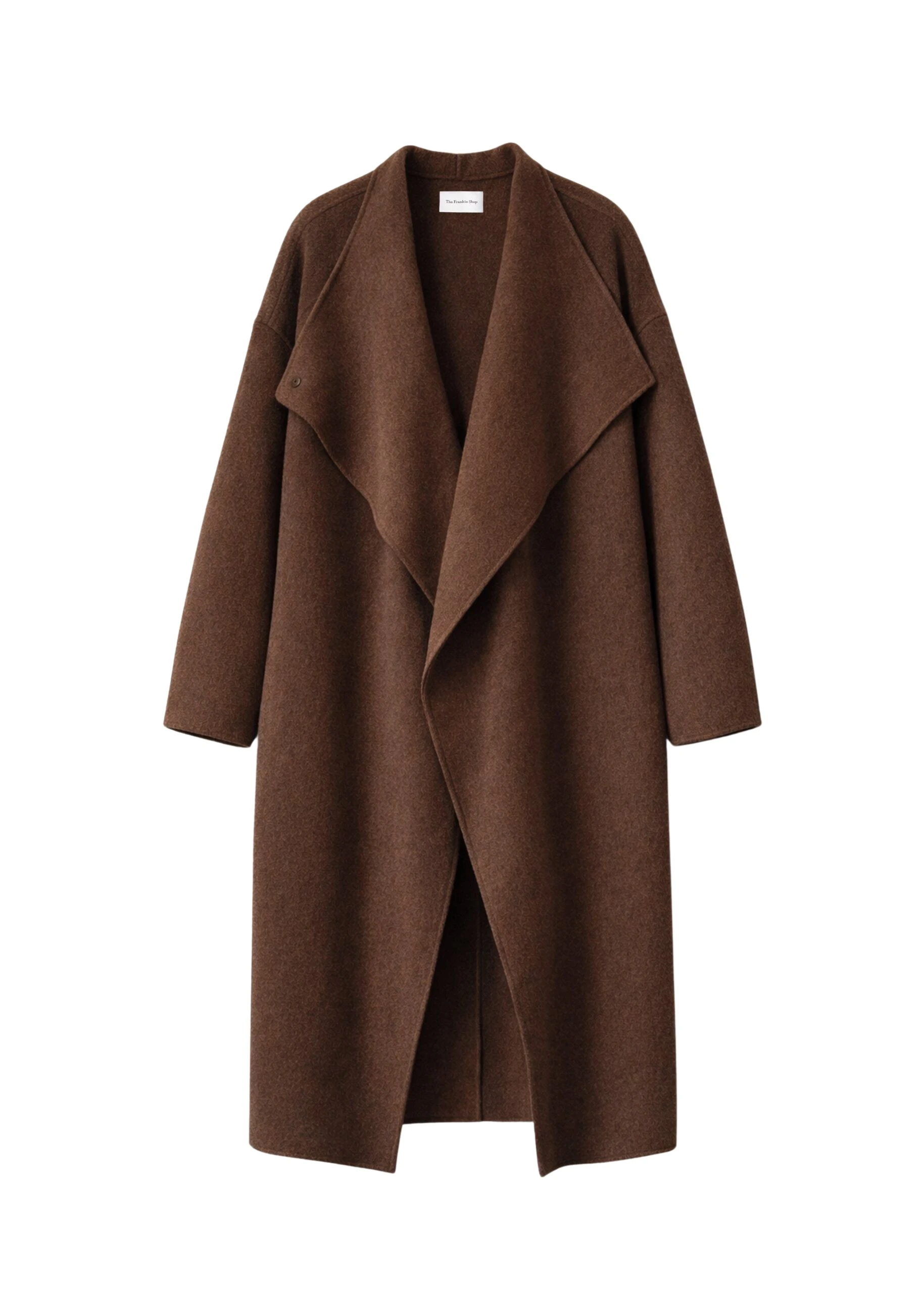 The-Frankie-Shop-Leroy-Funnel-Neck-Wool-Coat-Brown-Melange-coveti-scaled26417_nobg The Frankie Shop Leroy Funnel Neck Wool Coat - Brown Melange - Oversized Minimalist Coats in Beige - Shop at Coveti