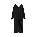 The Frankie Shop Lilia Kaftan Dress - Black - Oversized Minimalist Dresses in Black - Shop at Coveti