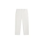 The Frankie Shop Lior Fluid Capri Pants - Ivory - Oversized Minimalist Pants in Ivory - Shop at Coveti