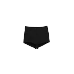 The Frankie Shop Loen Hot Pants - Black - Oversized Minimalist Shorts in Black - Shop at Coveti