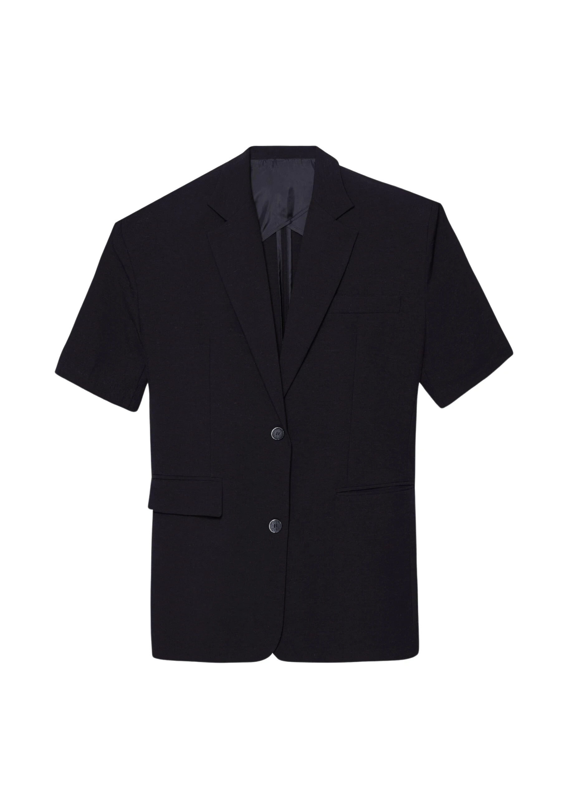 The-Frankie-Shop-Maisie-Short-Sleeve-Blazer-Black-coveti-scaled94356_nobg The Frankie Shop Maisie Short Sleeve Blazer - Black - Oversized Minimalist Jackets in Black - Shop at Coveti