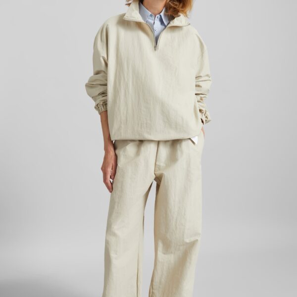 The Frankie Shop Majvik Joggers - Light Beige - Oversized Minimalist Pants in Beige - Shop at Coveti