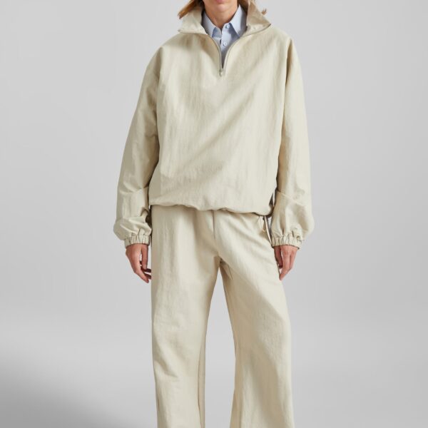 The Frankie Shop Majvik Joggers - Light Beige - Oversized Minimalist Pants in Beige - Shop at Coveti