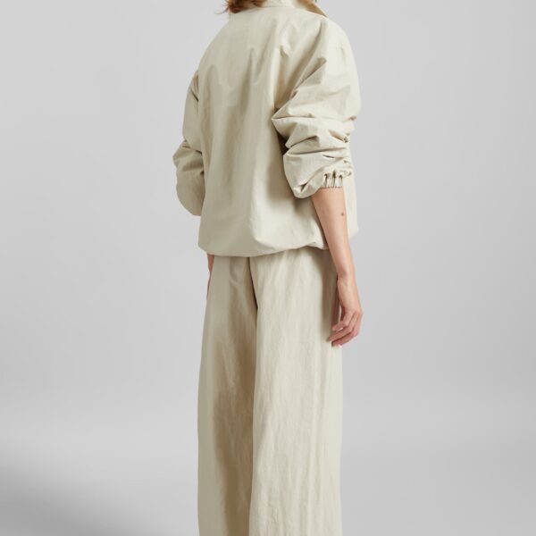 The Frankie Shop Majvik Joggers - Light Beige - Oversized Minimalist Pants in Beige - Shop at Coveti